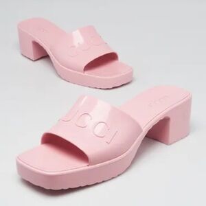 Gucci Light Pink Women's Mules